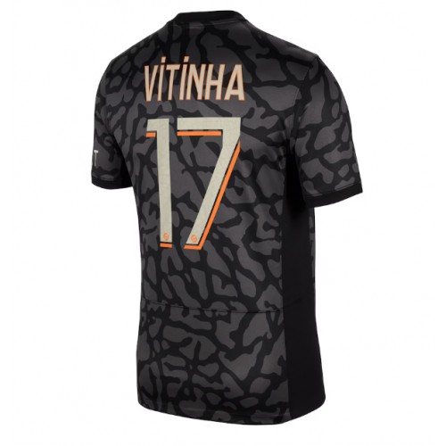 Pánský Fotbalový dres Paris Saint-Germain Vitinha Ferreira #17 2023-24 Třetí Krátký Rukáv